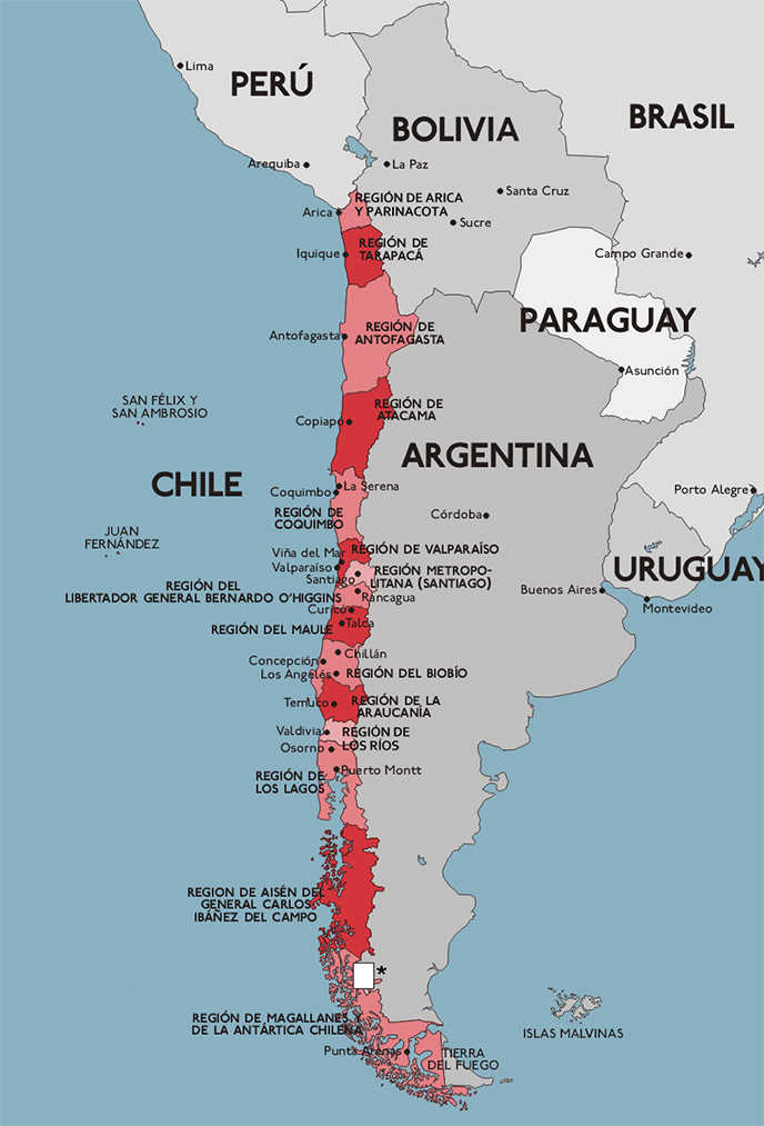 Amazing Chile Map